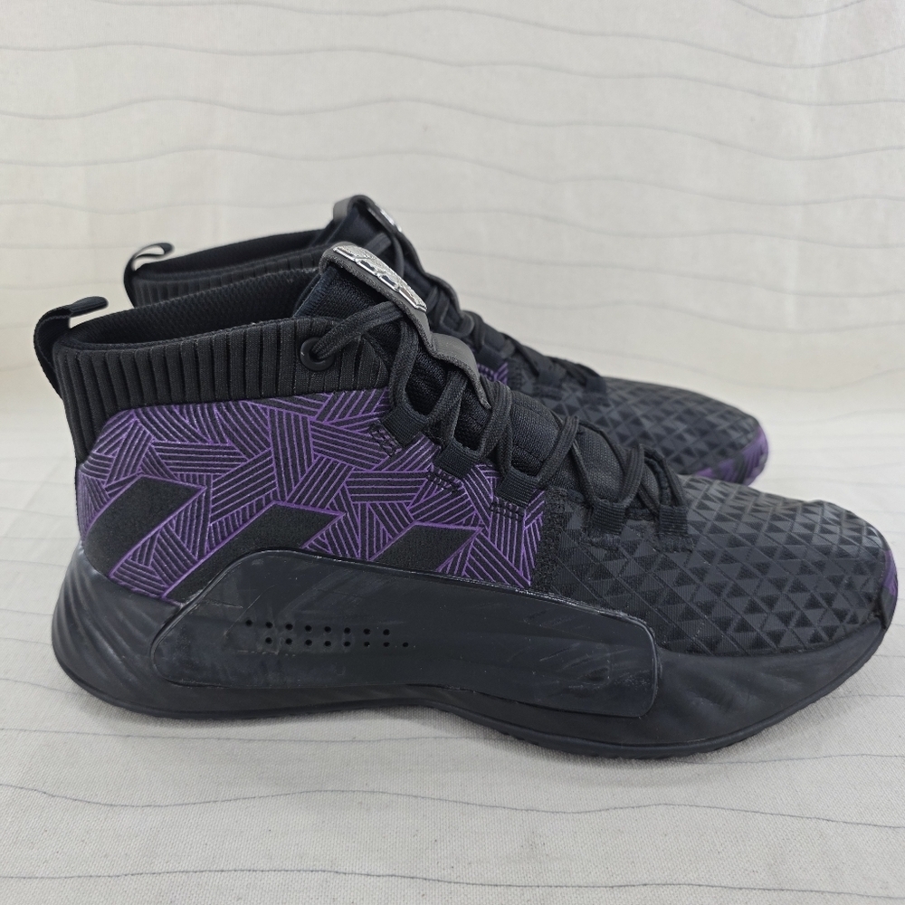 Adidas Mens Damien Dame 5 J Marvel Black Panther Wakanda Shoes EG2627 Size 6.5